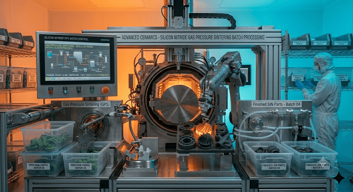 Silicon Nitride Component Gas Pressure Sintering